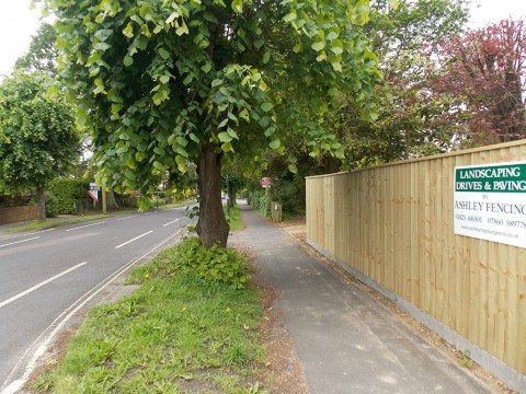 Closeboardfencing with concrete posts and concrete gravel boards in Barton on Sea